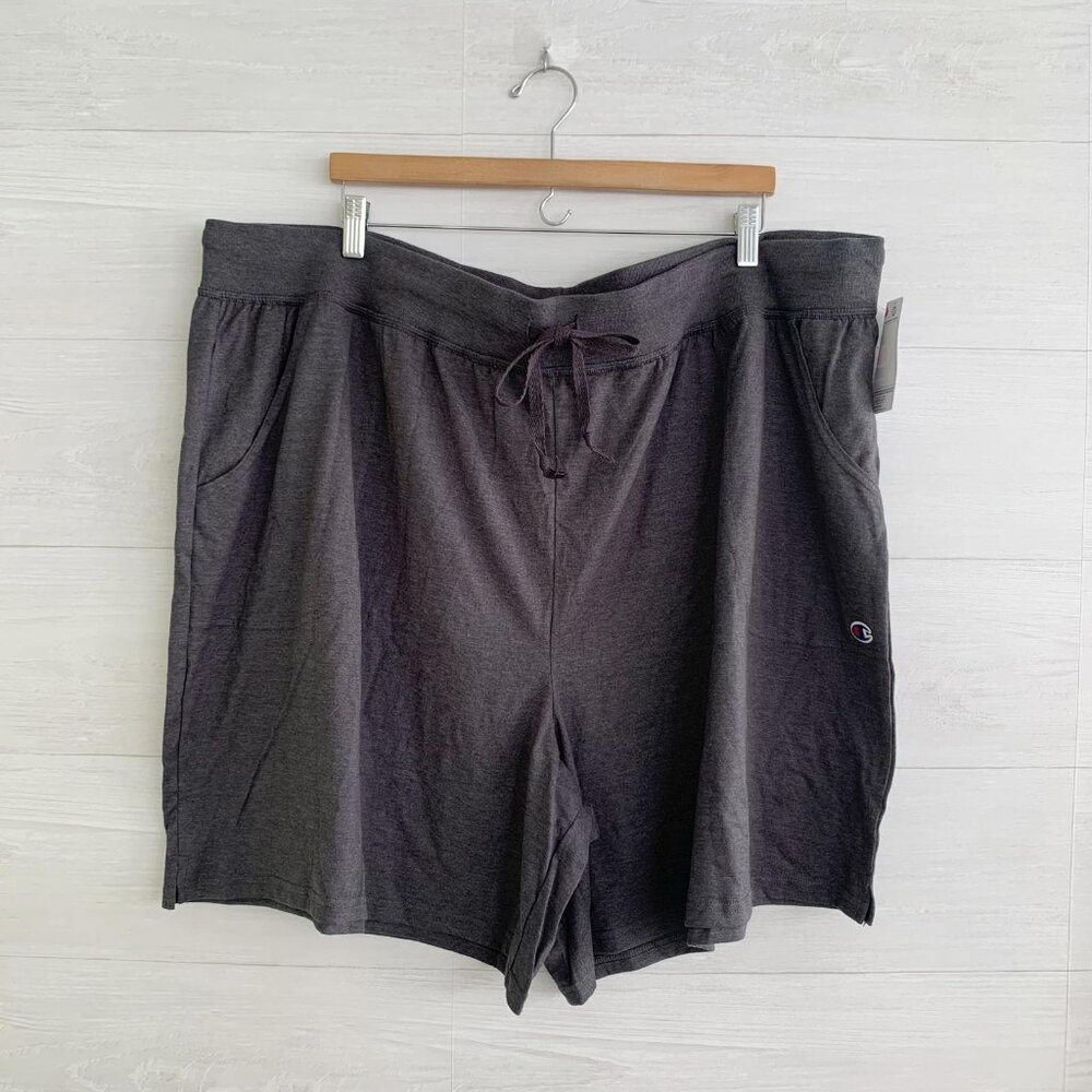 NWT Champion - Charcoal gray lounge sweat shorts pockets, 4X